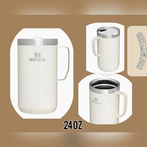 STANLEY 24oz Camp Mug "CREAM GLOSS" NEW